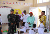 Launching program Makan Bergizi Gratis (MBG) di Padang Panjang.
