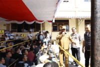 Wako Alfin memantau pemberkasan SKCK di Polres Kerinci.