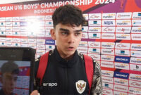 Penggawa Timnas Indonesia U-17, Matthew Baker. (Foto: Agil Trisetiawan Putra/detikJateng)