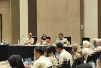 Suasana proses verifikasi calon mitra program MBG di Artotel Kota Wisata, Cibubur, Kabupaten Bogor, Kamis (25/9/2025). Foto: Luthfi Humam/kumparan
