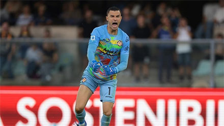 Kiper Cremonese dan Timnas Indonesia, Emil Audero Mulyadi. (Foto: Getty Images/Timothy Rogers)
