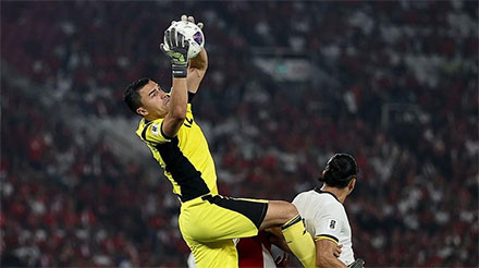 Kiper Timnas Indonesia dan Cremonese, Emil Audero Mulyadi. (Foto: Getty Images/Robertus Pudyanto)