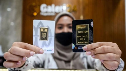 Harga Emas Antam Sumber : ANTARA