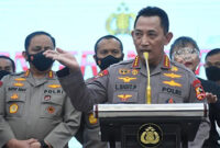 Kapolri Jenderal Listyo Sigit Prabowo menunjuk Kombes Budi Hermanto untuk mengemban jabatan Kabid Humas Polda Metro Jaya. ANTARA FOTO/Akbar Nugroho Gumay
