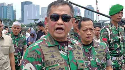 Kepala Staf Angkatan Darat (KSAD) Jenderal TNI Maruli Simanjuntak Sumber : Aria Ananda-Antara