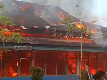 Suasana mencekam terjadi di SMP Negeri 20 Talang Bakung, Kota Jambi, pada Rabu pagi (10/9), doc (beritasatu.com)
