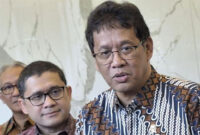 Menkeu Purbaya Yudhi Sadewa menjelaskan skema pembiayaan Kopdes Merah Putih akan menggunakan dana pemerintah Rp200 triliun yang ditempatkan di bank negara. ( CNN Indonesia/Sakti Darma Abhiyoso).
