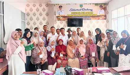 Peserta pelatihan sektor pertanian di Kelurahan Ngalau.