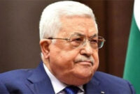 Presiden Palestina Mahmoud Abbas. Sumber : Anadolu