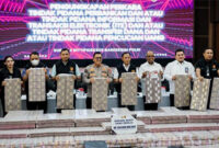 Konferensi Pers Pengungkapan perkara tindak pidana perbankan dan tindak pidana pencucian uang, Jakarta, Kamis (25/09/2025). Sumber : tvOnenew.s.com/Taufik