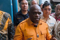 Menteri HAM Natalius Pigai (Bima Bagaskara/detikJabar)
