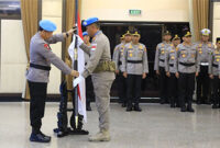 Misi Perdamaian PBB: Polri Kirim Satgas FPU 7 MINUSCA ke Republik Afrika Tengah Sumber : istimewa - Dok Polri