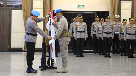 Misi Perdamaian PBB: Polri Kirim Satgas FPU 7 MINUSCA ke Republik Afrika Tengah Sumber : istimewa - Dok Polri