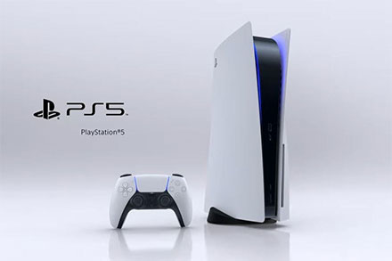 Controller DualSense (kiri) dan konsol PS5 (kanan).(Sony)
