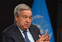 Sekretaris Jenderal PBB Antonio Guterres meminta dunia tidak boleh terintimidasi Israel dan ingatkan situasi mengerikan di Gaza. (AFP/Andrea Renault)