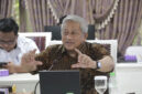 Kemensos bersama Ketua Tim Formatur Sekolah Rakyat, M. Nuh, gelar rakor Sekolah Rakyat secara hybrid di kantor Kemensos, Jakarta, Rabu (24/9/2025).  Foto: Dok. Kemensos

