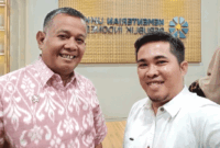 Azra Malindo pengurus Dewan Pimpinan Nasional HKTI, bidang UMKM. dengan Helvi Yuni Moraza, Wakil Menteri UMKM.