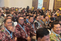 Wali Kota Sungai Penuh Alfin, SH menghadiri Rapat Koordinasi Nasional (Rakornas) Tim Percepatan Akses Keuangan Daerah (TPAKD) Tahun 2025 di Balai Kartini, Jakarta, Kamis (9/10).