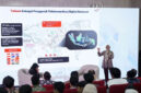 Direktur Utama Telkom Dian Siswarini saat memberikan pemaparan pada acara peluncuran Telkom AI Campus di Universitas Muhammadiyah Yogyakarta (UMY) pada Kamis (23/10). Foto; dok. Telkom
