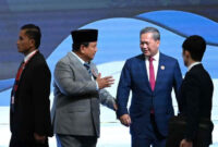 Presiden Republik Indonesia Prabowo Subianto menghadiri Konferensi Tingkat Tinggi (KTT) ke-28 ASEAN-Jepang yang digelar di Kuala Lumpur Convention Centre (KLCC), Malaysia, pada Minggu, (26/10/2025). Foto: Dok. Kris - Biro Pers Sekretariat Presiden
