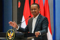 Menteri Energi dan Sumber Daya Mineral (ESDM) Bahlil Lahadalia Sumber : Taufik Hidayat/tvOne