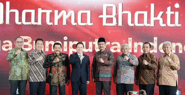 Peluncuran program Dharma Bhakti Warga Bumiputra Indonesia yakni program beasiswa bagi 1.000 pemuda-pemudi bertalenta terbaik di Indonesia untuk menempuh pendidikan baik di dalam maupun luar negeri, Kamis (30/20/2025) di Jakarta. Foto: Dok. Istimewa