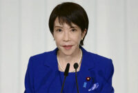 Sanae Takaichi. Foto: YUICHI YAMAZAKI/AFP
