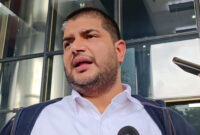 Ketua Dewan Pertimbangan Partai Nasdem Jawa Barat (Jabar), Rajiv, saat ditemui wartawan usai diperiksa KPK sebagai saksi terkait kasus dugaan korupsi di Kementerian Pertanian (Kementan) yang menjerat mantan Mentan, Syahrul Yasin Limpo (SYL). Foto: Fadhil Pramudya/kumparan
