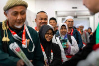 Jemaah haji Malaysia kloter pertama tiba di Arab Saudi, Selasa (29/4/2025). Foto: Kemenhaj KSA