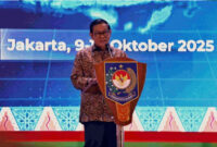 Gubernur DKI Jakarta Pramono Anung menghadiri Rapat Koordinasi Nasional Pembinaan dan Pengawasan Inspektorat Daerah 2025 di Hotel Pullman, Grogol Petamburan, Jakarta Barat, Kamis (9/10/2025). Foto: Dok. Pemprov DKI Jakarta