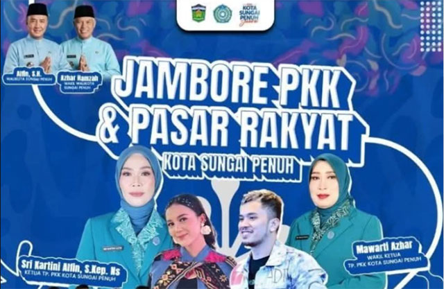 jambore pkk dan pasar rakyat kota sungai penuh
foto.dok: tangkapan layar dari media sosial pemkot.spn