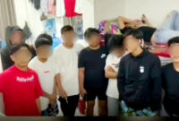 Para pekerja migran ilegal asal Minahasa, Sulawesi Utara, saat membuat video permohonan tolong ke pemerintah untuk memulangkan mereka dari Kamboja. (foto: istimewa)
