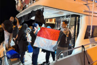 Koordinator Indonesia Global Peace Convoy, Muhammad Husein, Berlayar ke Gaza. Foto: Dok. IGPC
