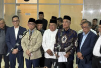 Konferensi pers Komisi VIII dan Kemenhaj soal BPIH 2026 di gedung DPR RI, Senayan, Jakarta Pusat, Rabu (29/10/2025). Foto: Abid Raihan/kumparan
