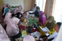 Kelompok Wanita Tani (KWT) Sakinah ketika dinilai tim dari provinsi.