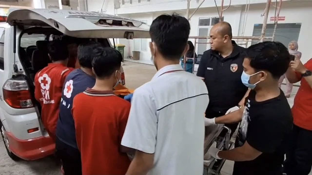 Jasad seorang perempuan yang ditemukan di salah satu hotel Palembang/ist.