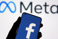 Logo Meta, rebranding perusahaan Facebook. Foto: Dado Ruvic/Reuters