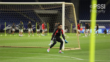 Nadeo Argawinata masuk skuad Timnas Indonesia untuk melawan Arab Saudi dan Irak. (Dok. PSSI)
