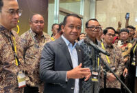 Menteri Energi dan Sumber Daya Mineral (ESDM), Bahlil Lahadalia, usai Minerba Convex 2025, Rabu (15/10/2025). Foto: Fariza Rizky Ananda/kumparan