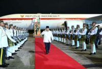 Presiden Prabowo Subianto tiba di Malaysia, Sabtu(25/10). Foto: Dok. Kris - Biro Pers Sekretariat Presiden