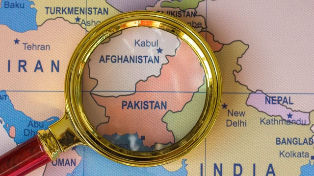 Ilustrasi peta Pakistan dan Afghanistan. Foto: Kachor Valentyna/Shutterstock