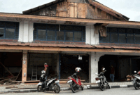 Pasar Beringin Jaya Sungai Penuh mulai dikosongkan.