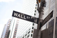 Ilustrasi Wall Street.
