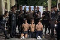 Penangkapan 3 pemuda yang hendak tawuran di Kemayoran, Jakarta Pusat. Foto: Polres Jakpus
