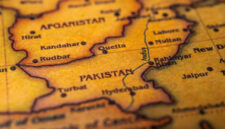Ilustrasi peta Pakistan dan Afghanistan. Foto: Alexander Lukatskiy/Shutterstock
