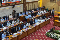 Komisi IX DPR RI menggelar Raker bersama Menkes, Kepala BPOM, Mendukbangga, dan Kepala BGN di gedung DPR RI, Senayan, Jakarta Pusat pada Rabu (1/10/2025).
