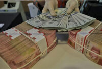 Nilai tukar rupiah dibuka naik 21 poin atau plus 0,15 persen ke posisi Rp16.610 per dolar AS di perdagangan pasar spot pada Kamis (2/10) pagi. (Foto: CNN Indonesia/Adhi Wicaksono)