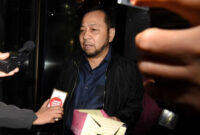 Terpidana kasus korupsi KTP Elektronik Setya Novanto seusai menjalani pemeriksaan di gedung KPK, Jakarta, Kamis (12/9). Foto: ANTARA FOTO/Indrianto Eko Suwarso
