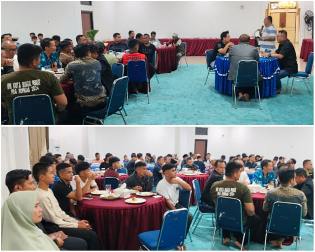 Wali Kota Sungaipenuh Alfin menjamu atlet muda berprestasi 
Foto. dok: presisijambi