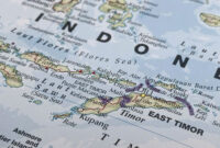Ilustrasi peta Timor Leste. Foto: AustralianCamera/Shutterstock